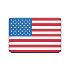 American flag on a white background