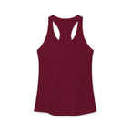 Maroon tank top on a white background