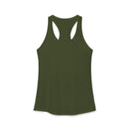 Military Green tank top on a white background