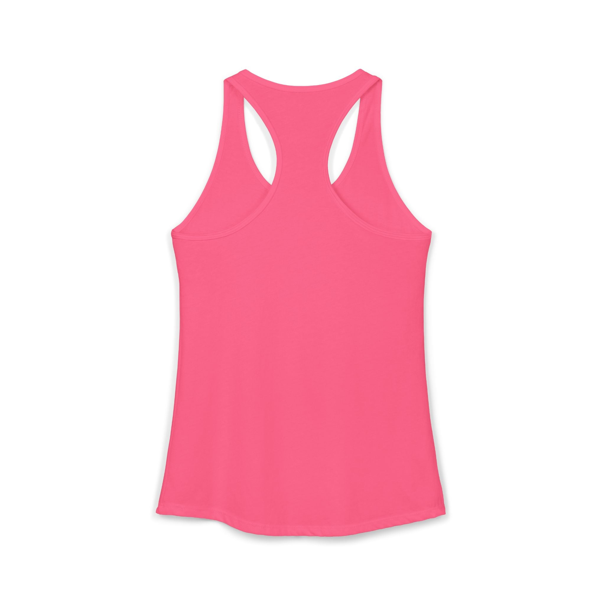 Pink tank top on a white background