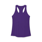 Purple tank top on a white background