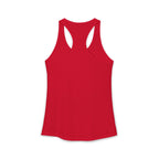 Red tank top on a white background