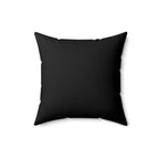 Black pillow on a white background