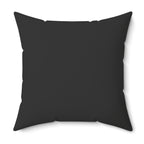 Black pillow on a white background
