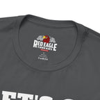 Asphalt t-shirt with Red Eagle Threads logo on a white background