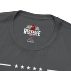 Asphalt t-shirt with Red Eagle Threads logo on a white background