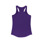 Purple tank top on a white background