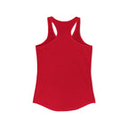 Red tank top on a white background