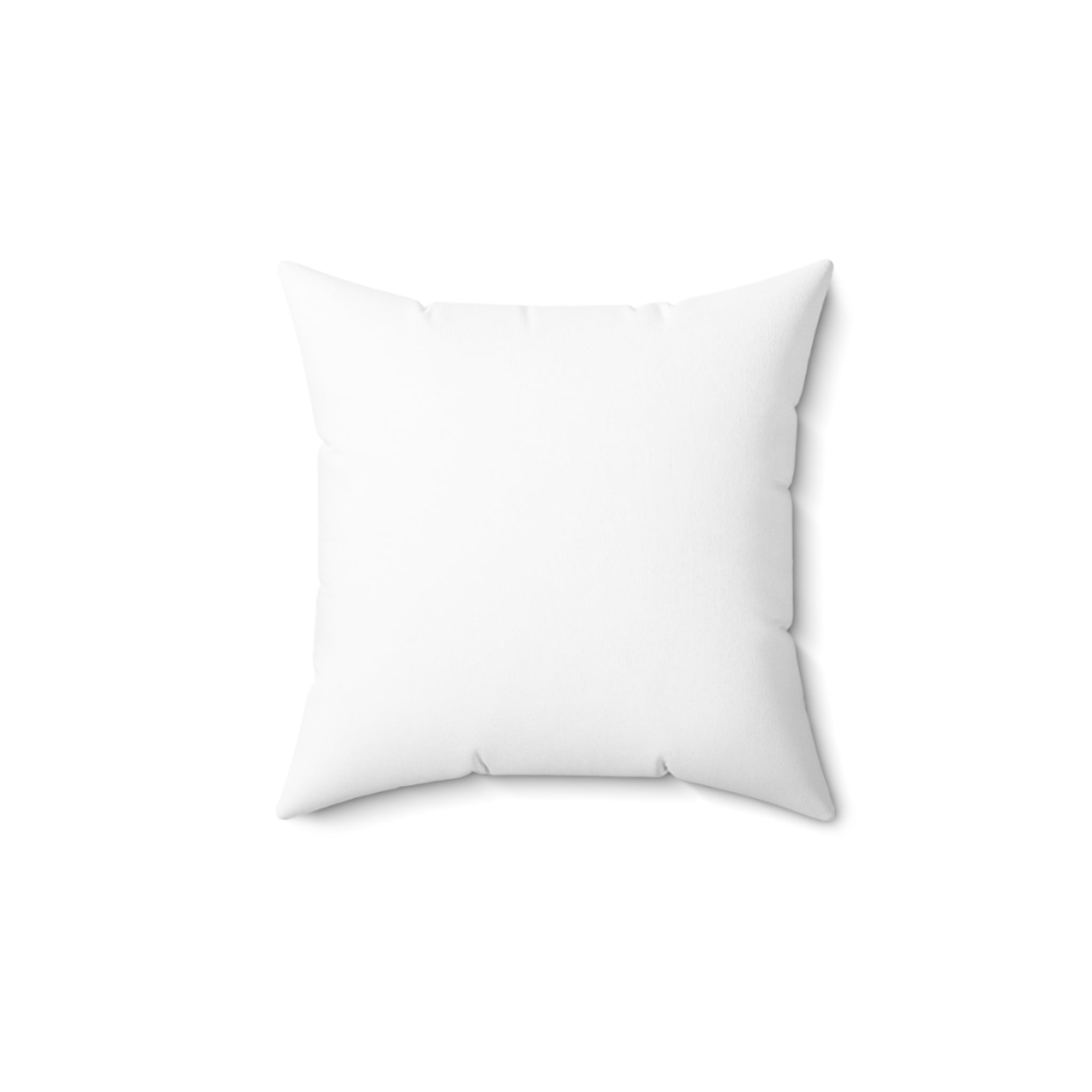 White pillow on a white background