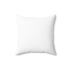 White pillow on a white background