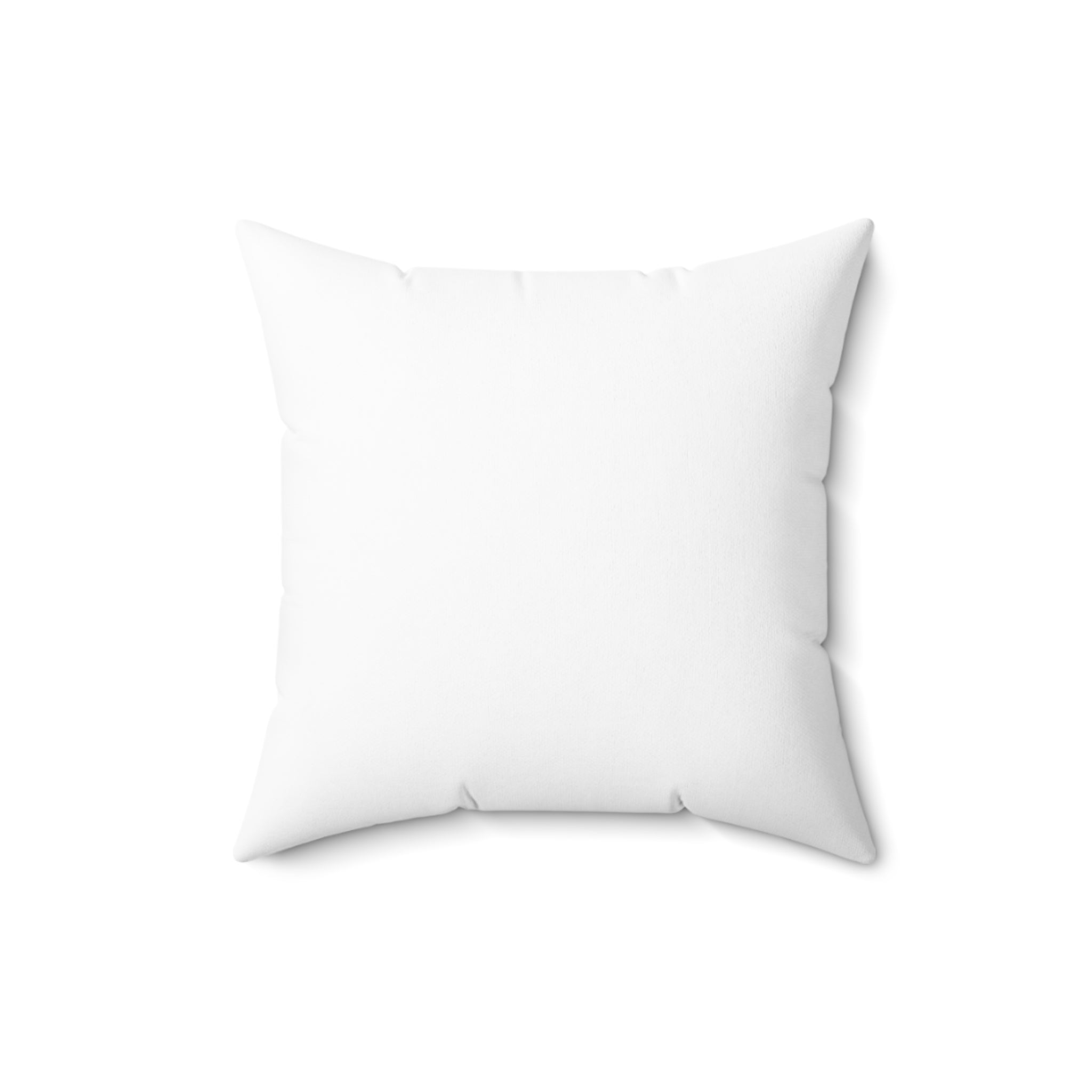 White pillow on a white background
