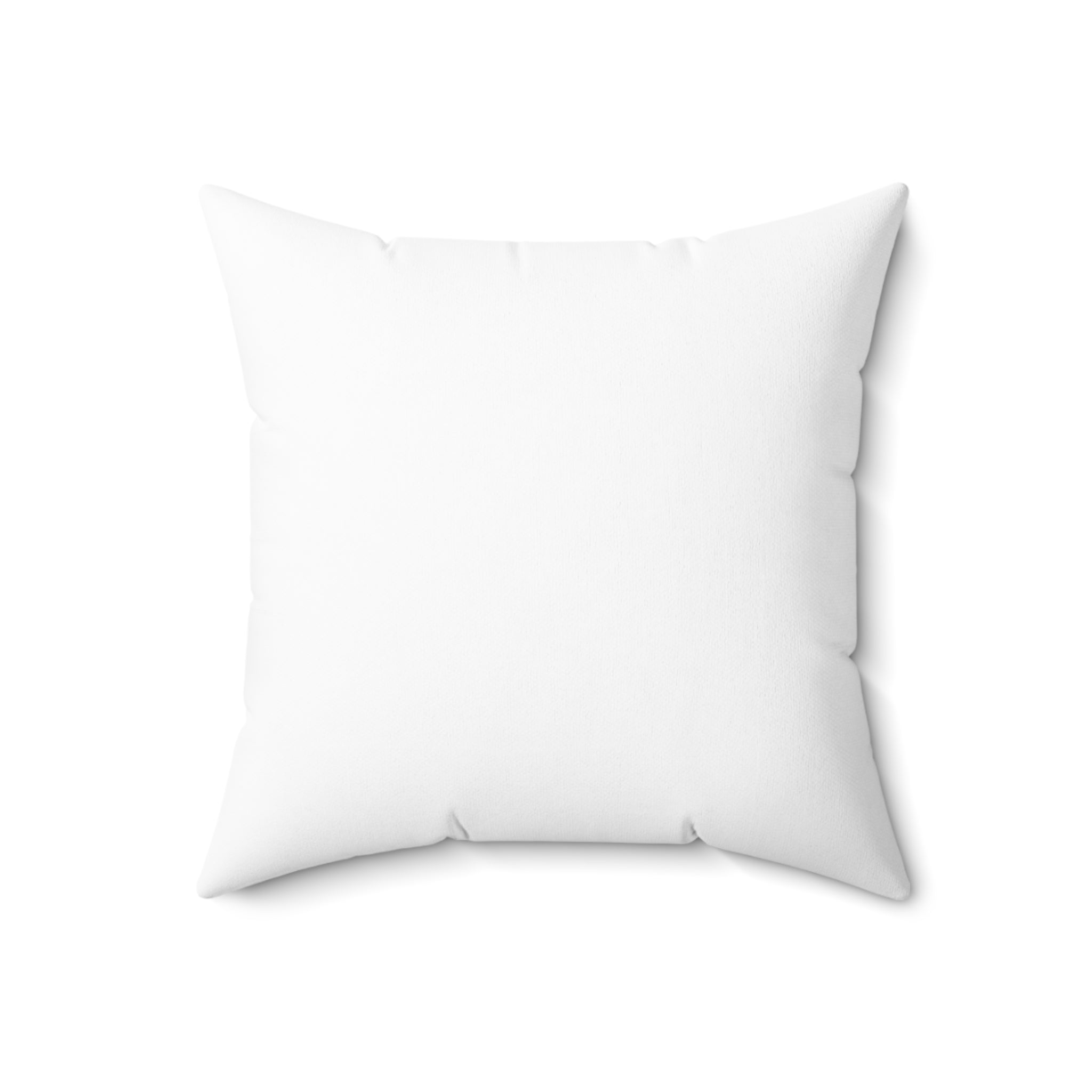 White pillow on a white background
