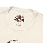 White t-shirt with 'Red Eagle Threads' logo on a white background