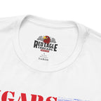 White t-shirt with Red Eagle Threads logo and text on a white background