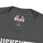 Asphalt t-shirt with Red Eagle Threads logo on a white background