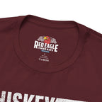Maroon t-shirt with 'Red Eagle Trails' logo on a white background