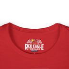 Red shirt with 'Red Eagle Threads' logo on a white background
